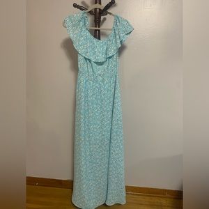Light Blue Floral Dress